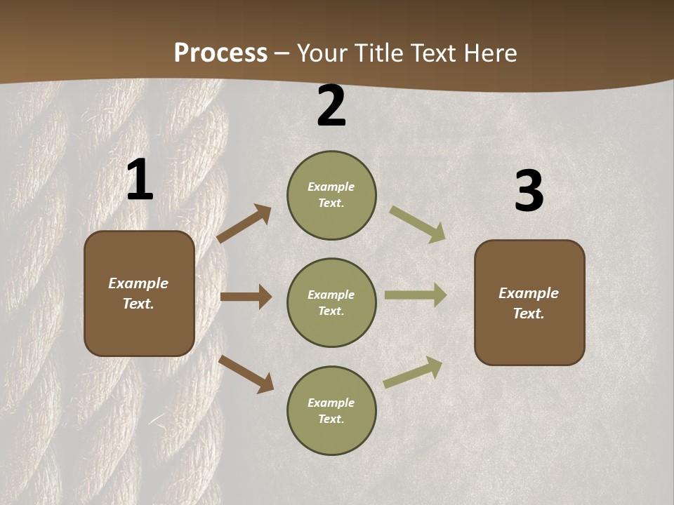 Cloth Cord Old PowerPoint Template