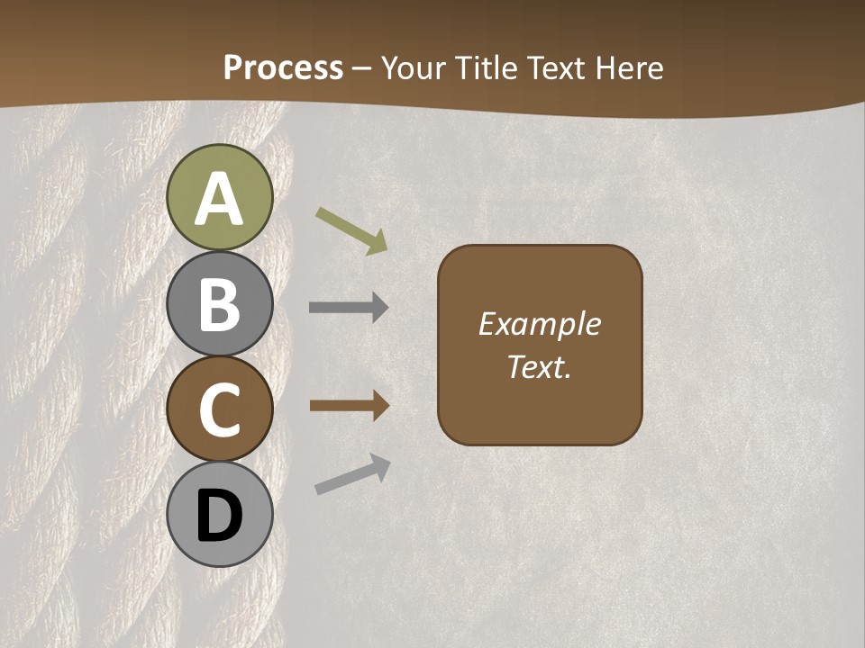Cloth Cord Old PowerPoint Template