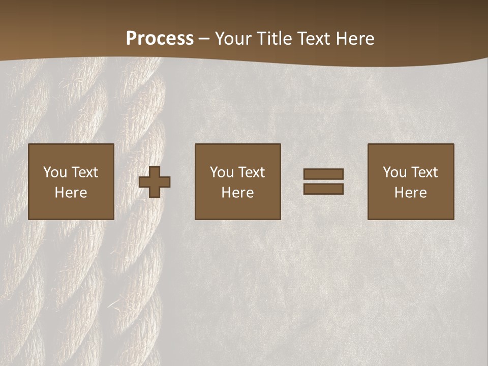 Cloth Cord Old PowerPoint Template