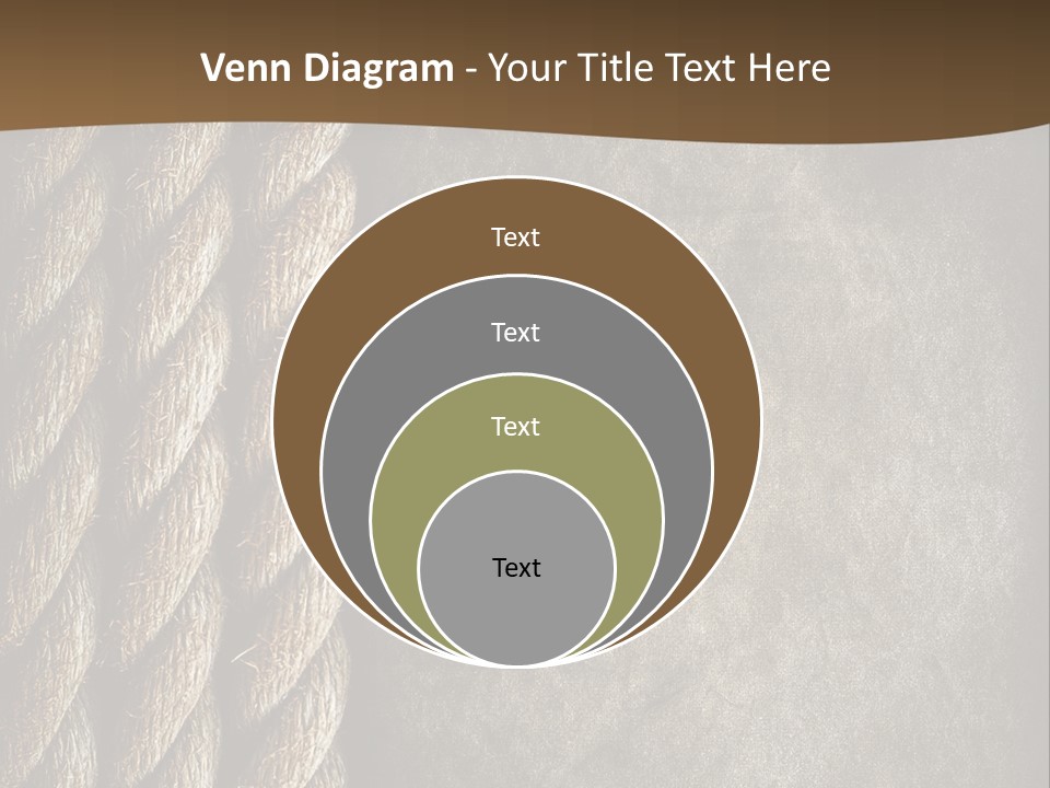 Cloth Cord Old PowerPoint Template