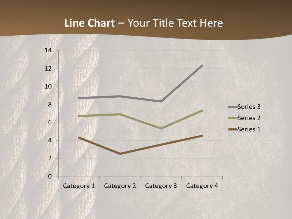 Cloth Cord Old PowerPoint Template