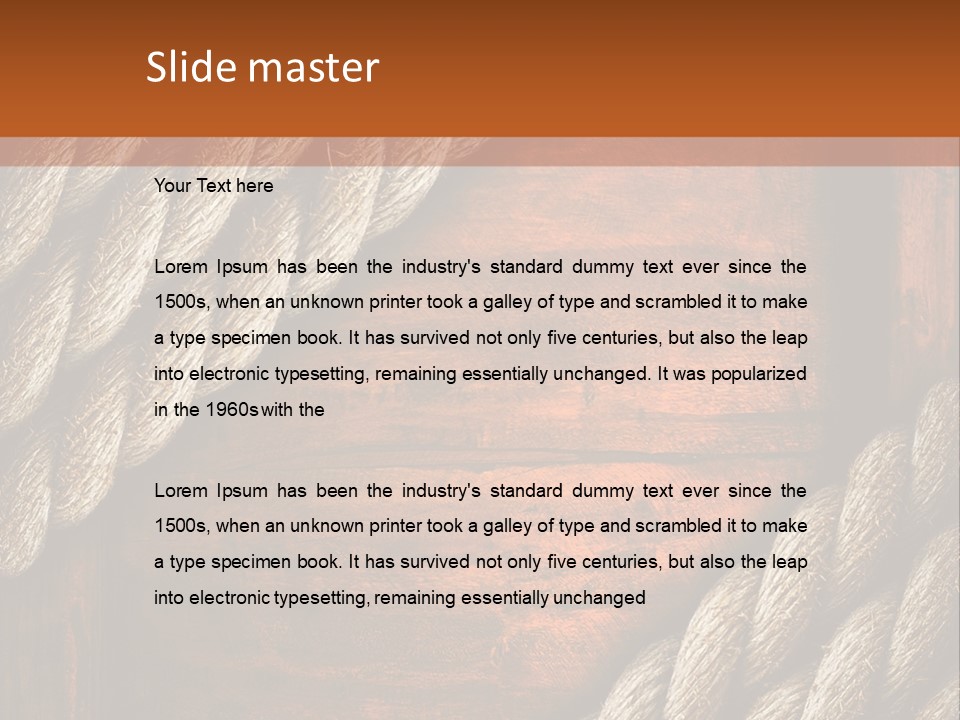 Panel Square Space PowerPoint Template