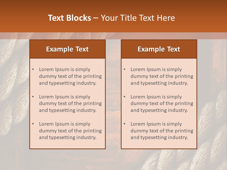 Panel Square Space PowerPoint Template