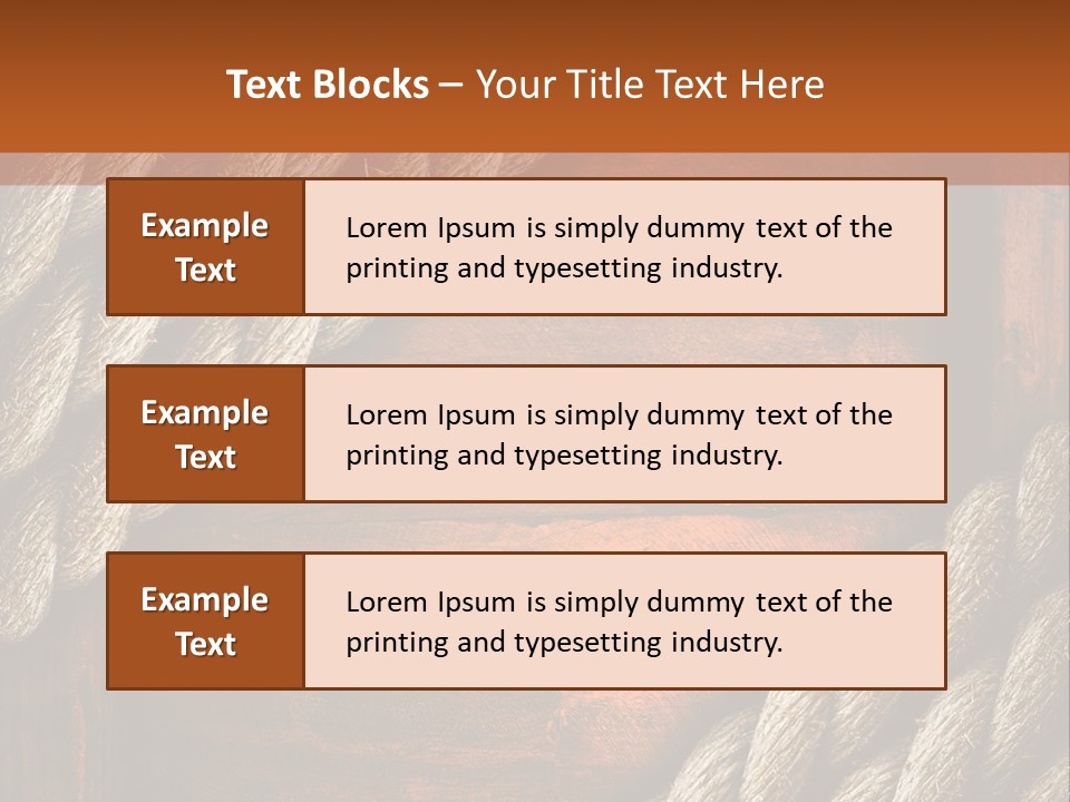 Panel Square Space PowerPoint Template