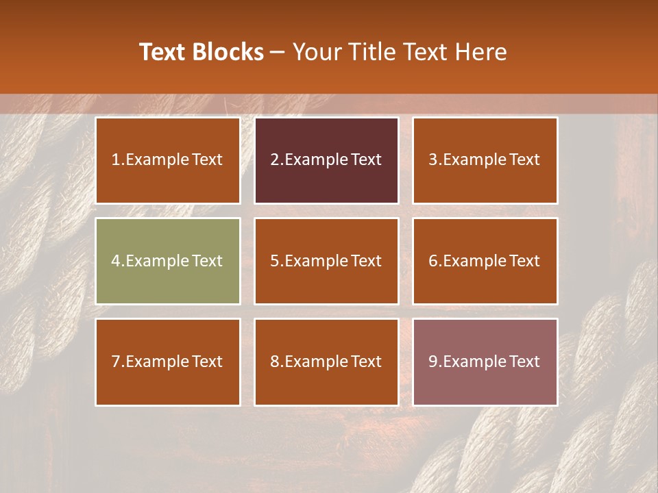 Panel Square Space PowerPoint Template