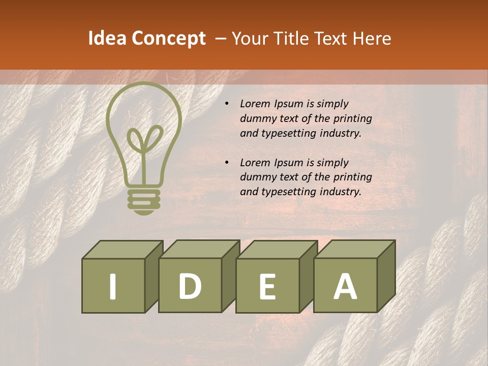 Panel Square Space PowerPoint Template