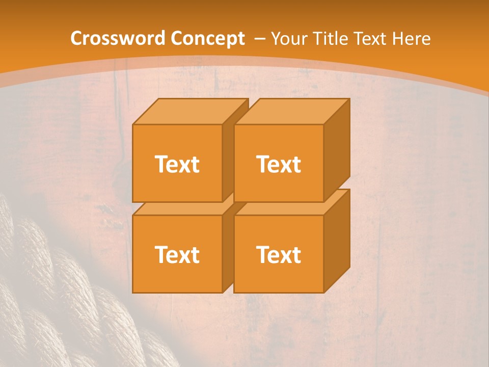 Board Hemp Oak PowerPoint Template