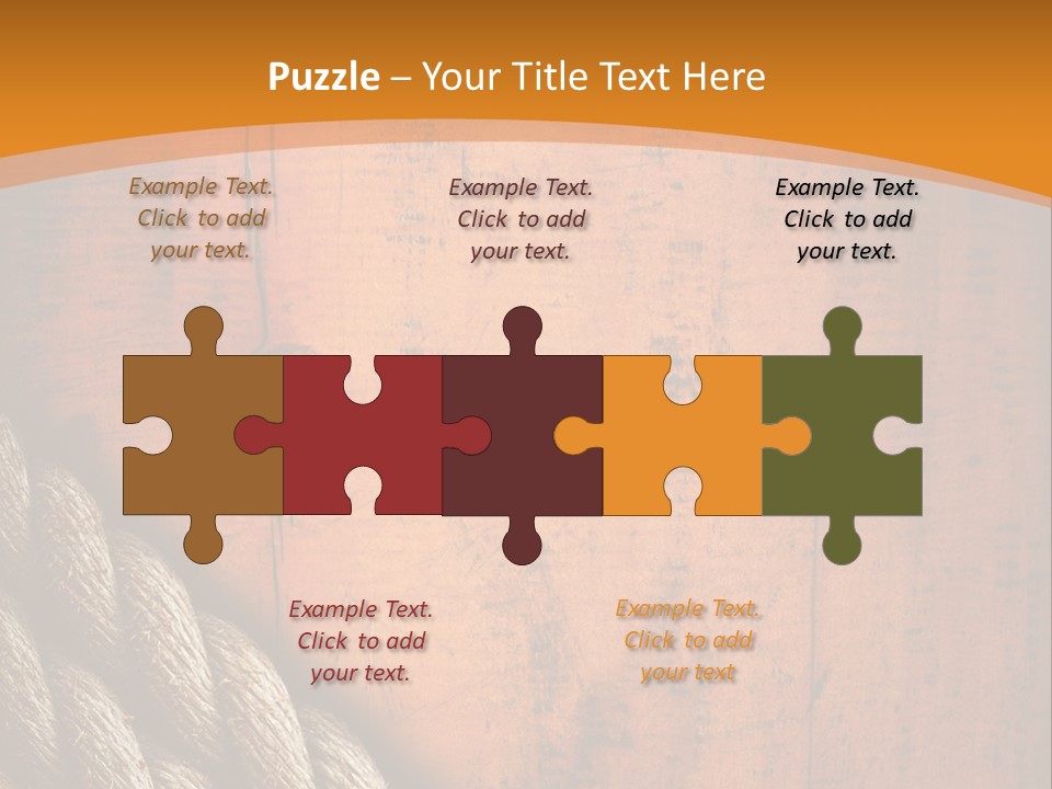 Board Hemp Oak PowerPoint Template