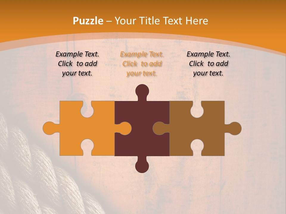 Board Hemp Oak PowerPoint Template