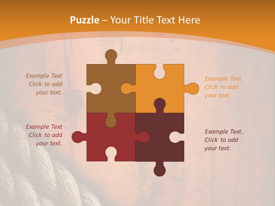 Board Hemp Oak PowerPoint Template