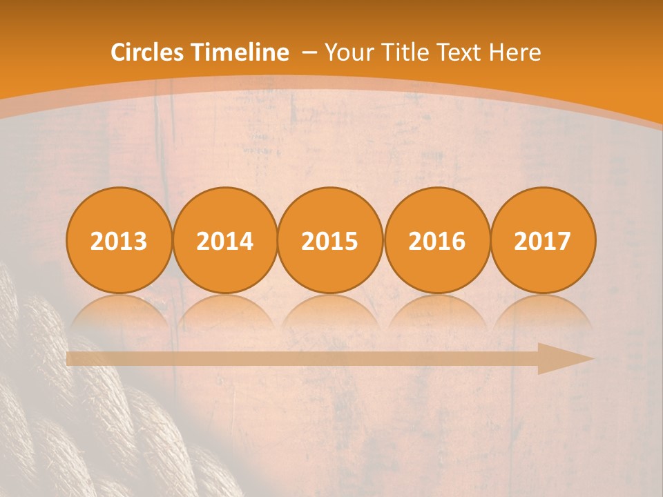 Board Hemp Oak PowerPoint Template