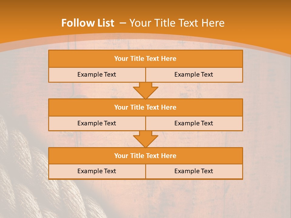 Board Hemp Oak PowerPoint Template