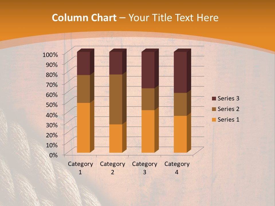 Board Hemp Oak PowerPoint Template