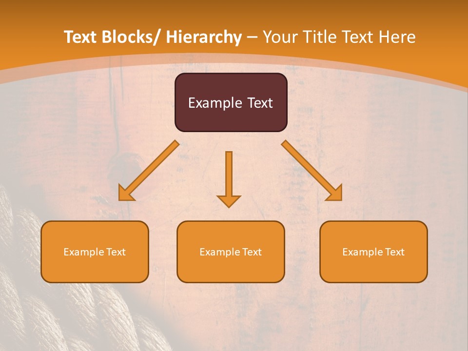 Board Hemp Oak PowerPoint Template