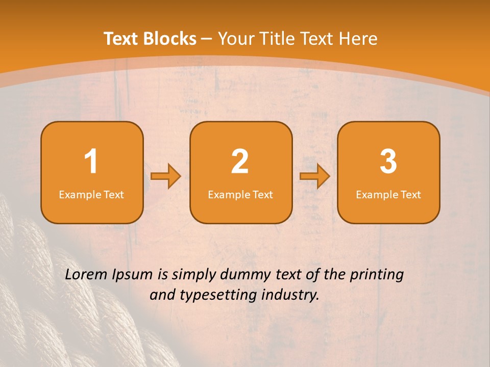 Board Hemp Oak PowerPoint Template