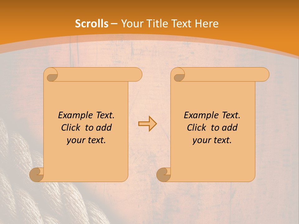 Board Hemp Oak PowerPoint Template