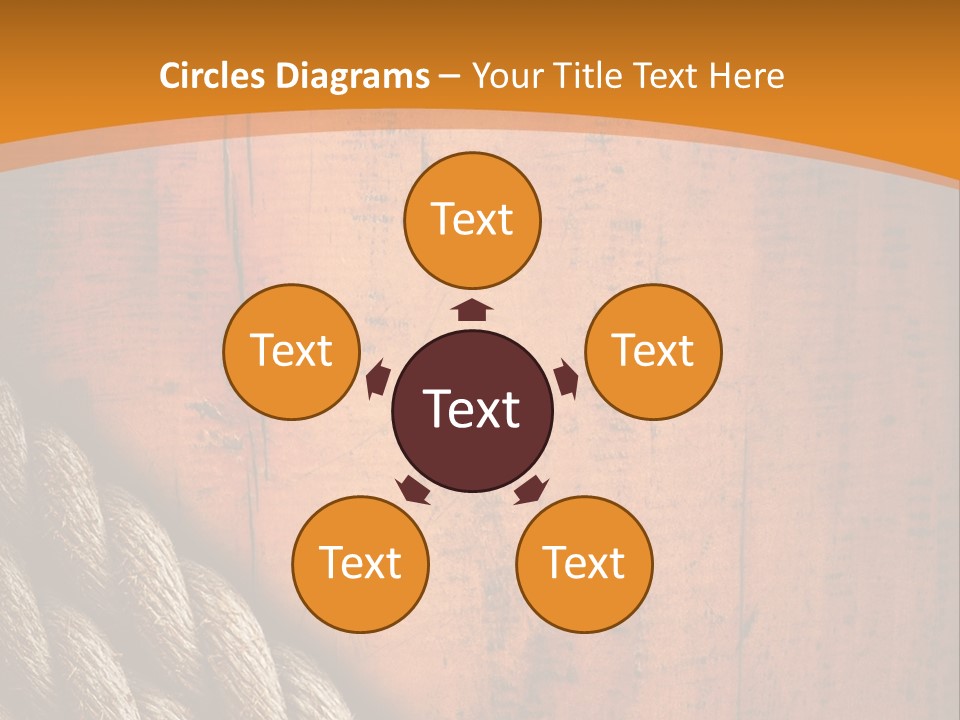 Board Hemp Oak PowerPoint Template