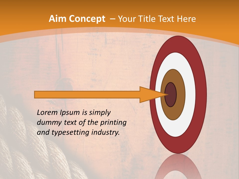 Board Hemp Oak PowerPoint Template