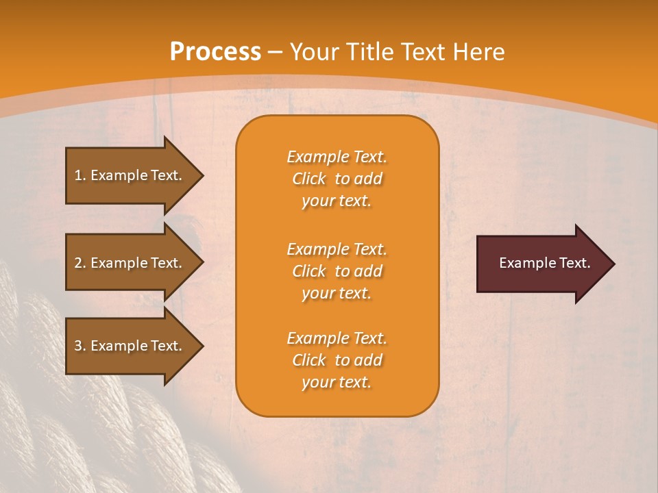 Board Hemp Oak PowerPoint Template