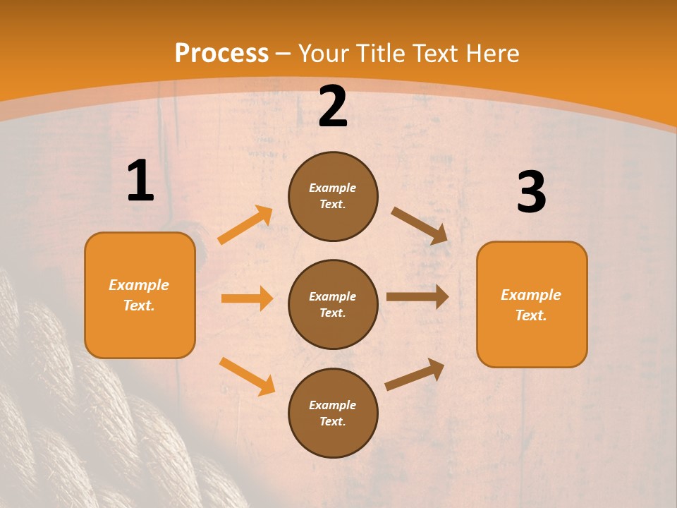 Board Hemp Oak PowerPoint Template