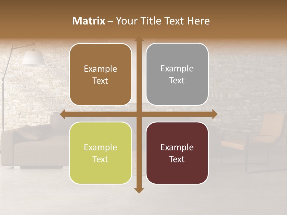 Deco White Wall PowerPoint Template