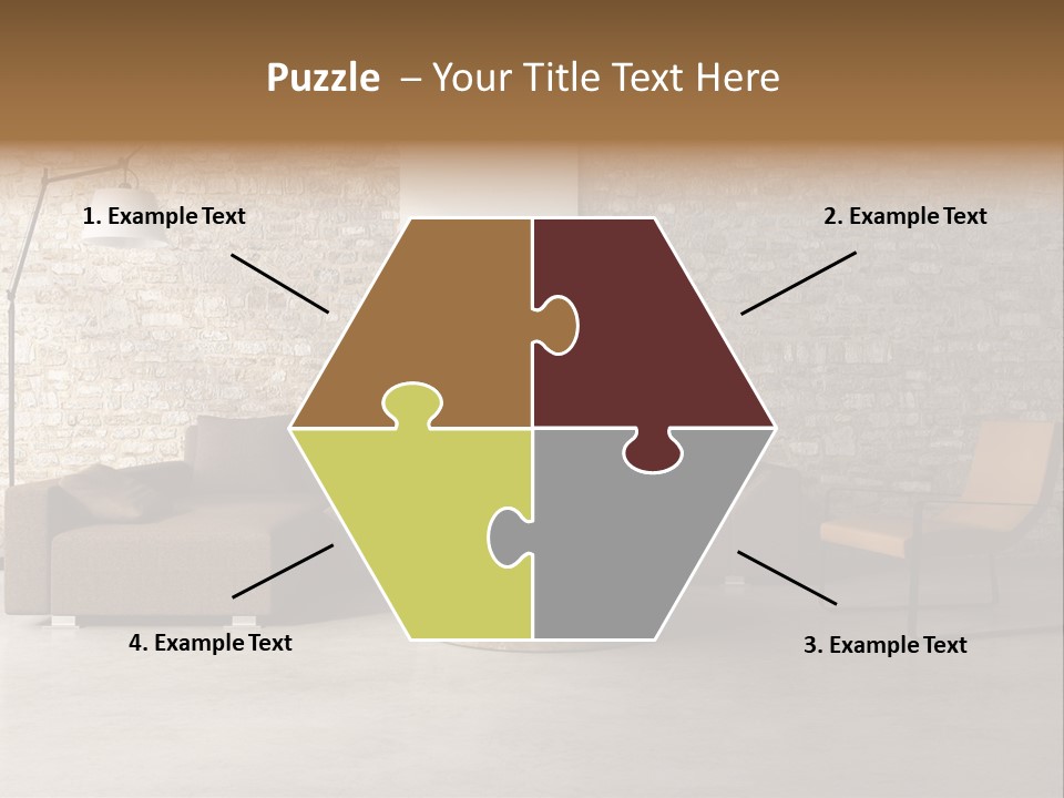 Deco White Wall PowerPoint Template