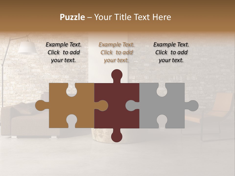 Deco White Wall PowerPoint Template