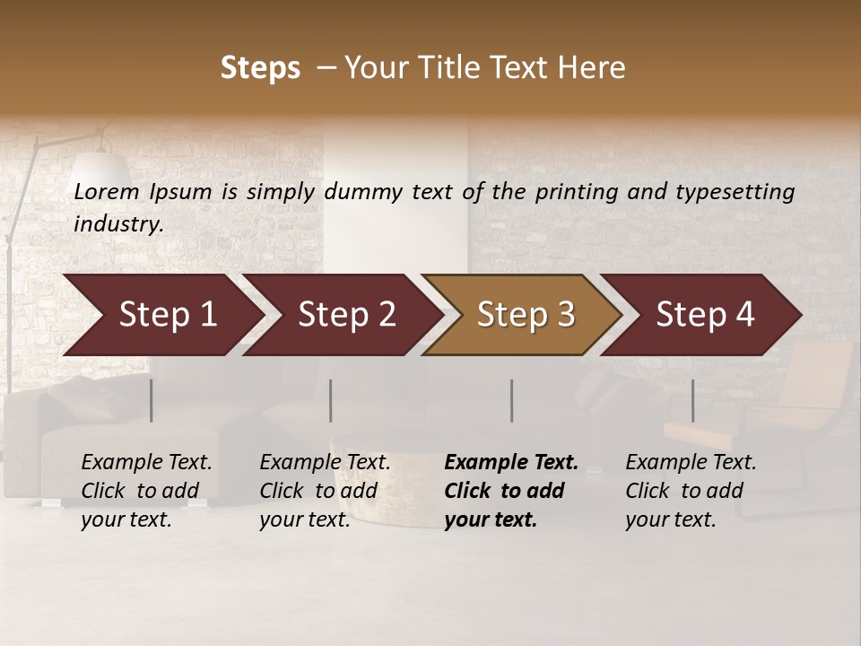 Deco White Wall PowerPoint Template