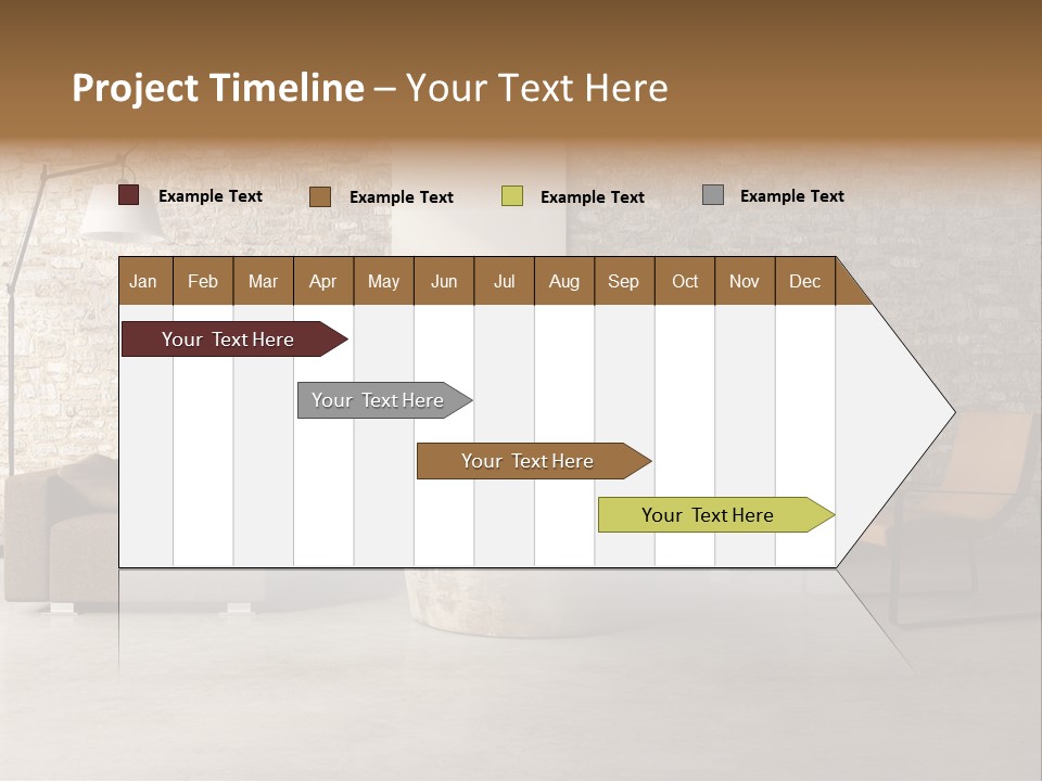 Deco White Wall PowerPoint Template
