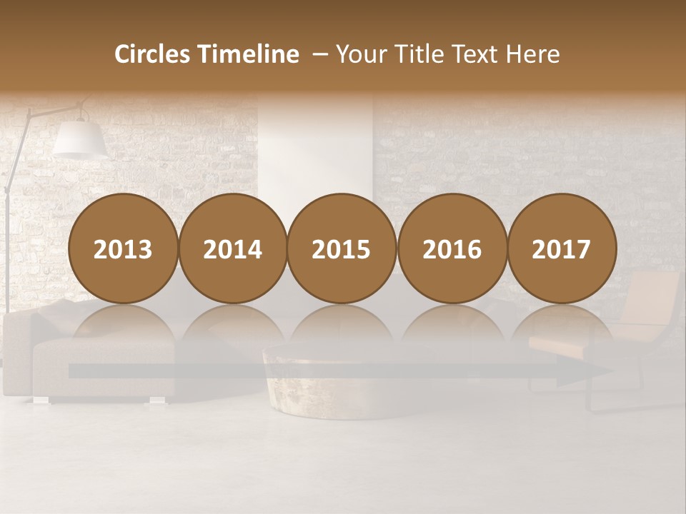 Deco White Wall PowerPoint Template