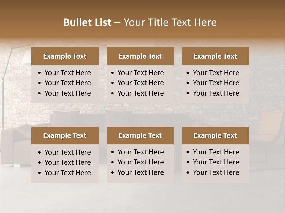 Deco White Wall PowerPoint Template