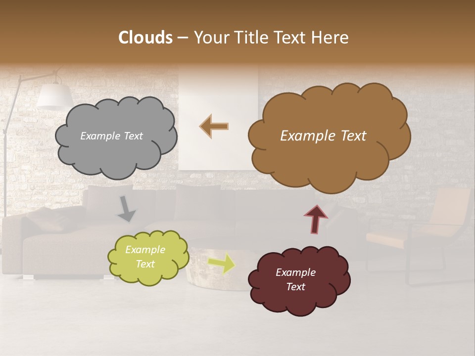 Deco White Wall PowerPoint Template