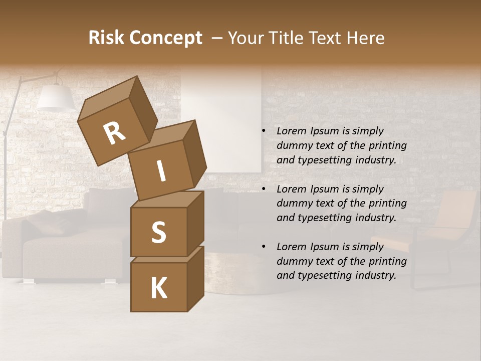 Deco White Wall PowerPoint Template