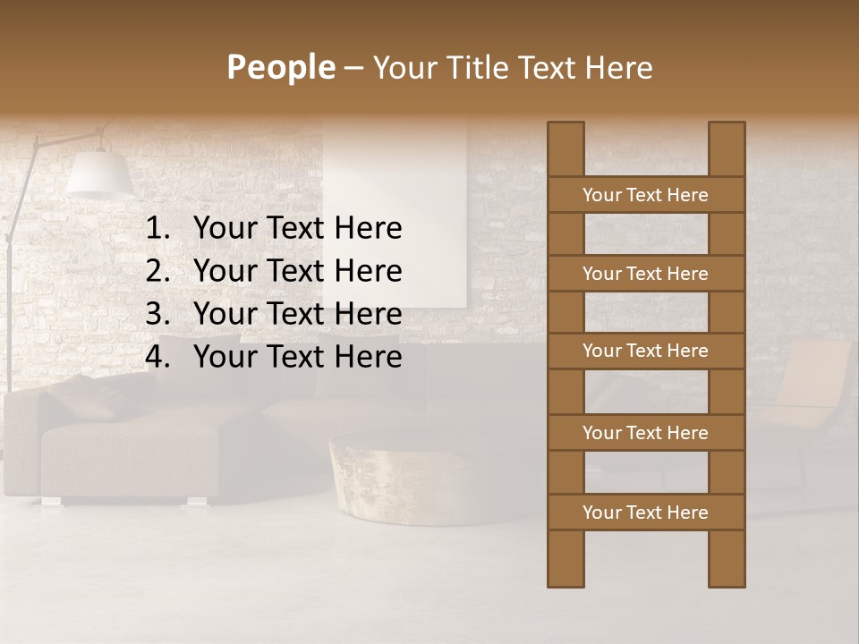 Deco White Wall PowerPoint Template