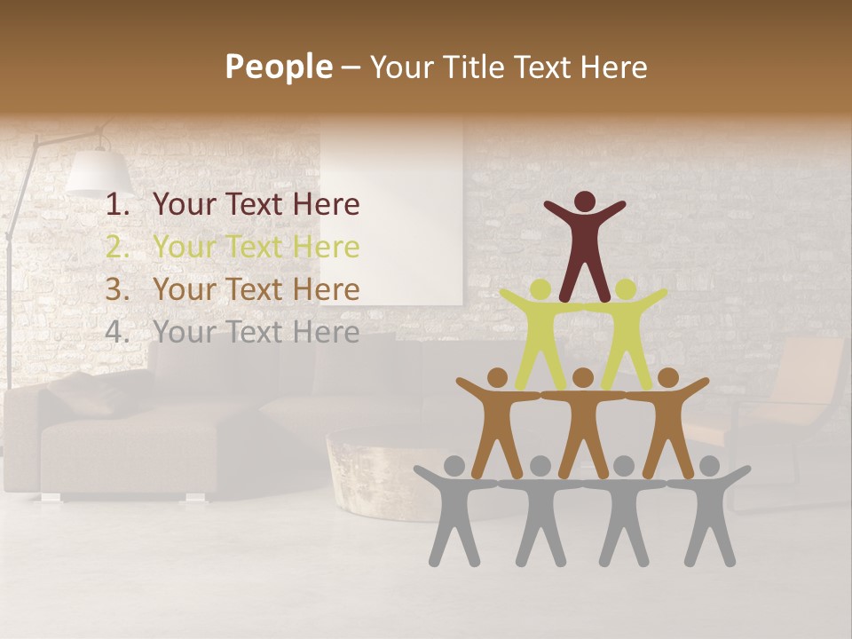 Deco White Wall PowerPoint Template