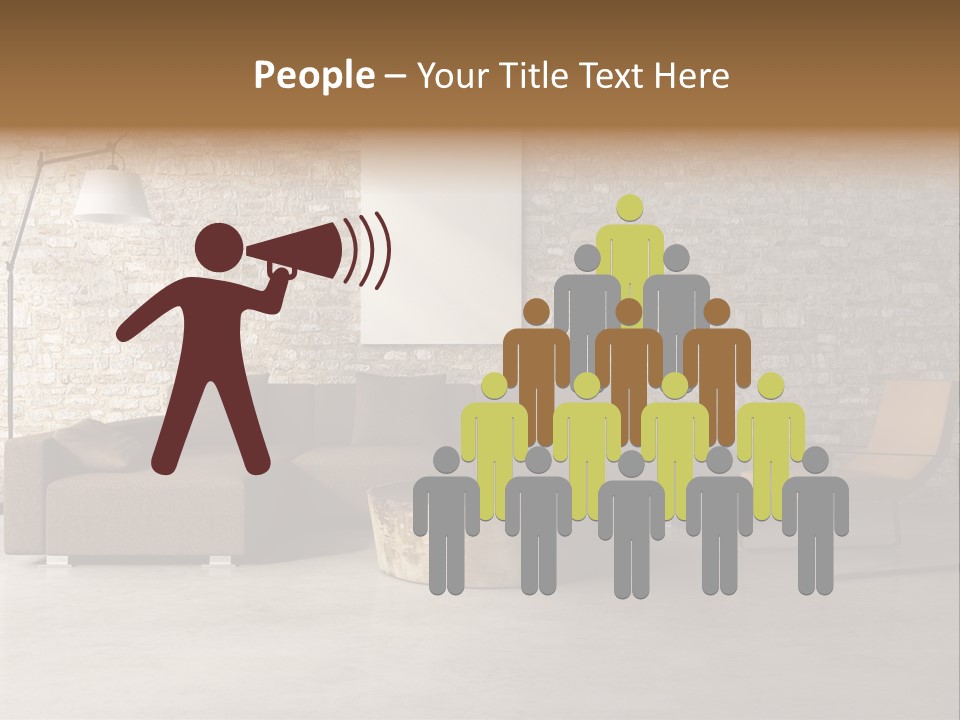 Deco White Wall PowerPoint Template