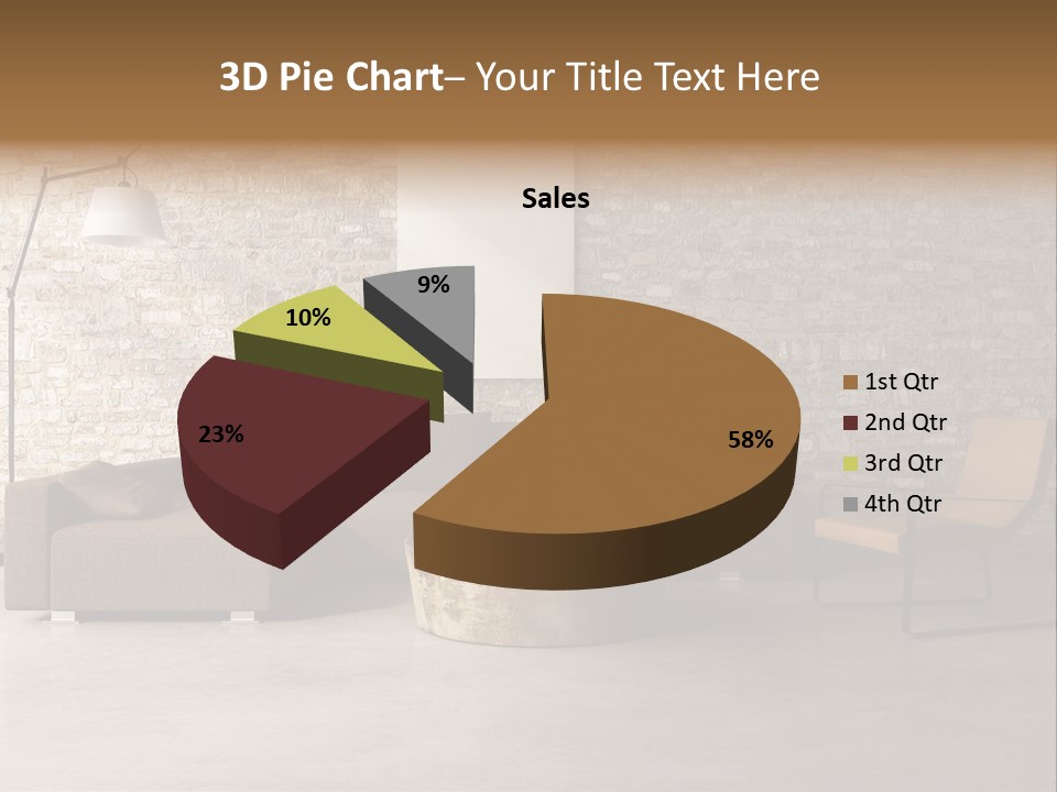 Deco White Wall PowerPoint Template