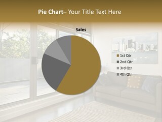 Apartment Decorated Trendy PowerPoint Template