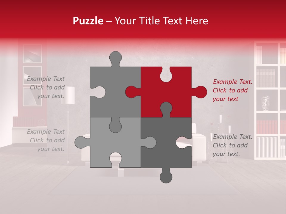 Haus Wand Architektur PowerPoint Template