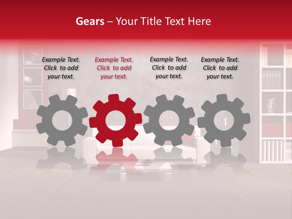 Haus Wand Architektur PowerPoint Template