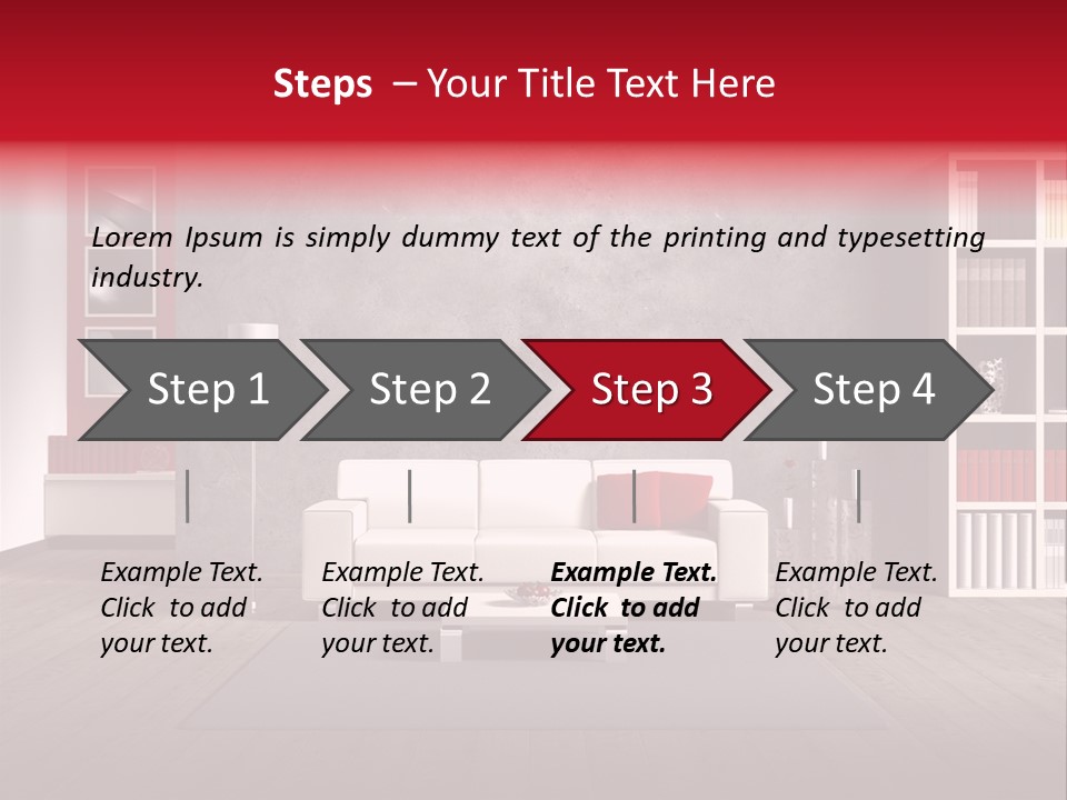 Haus Wand Architektur PowerPoint Template