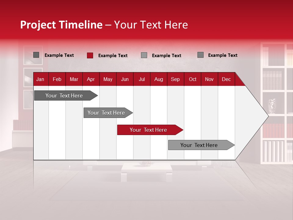 Haus Wand Architektur PowerPoint Template