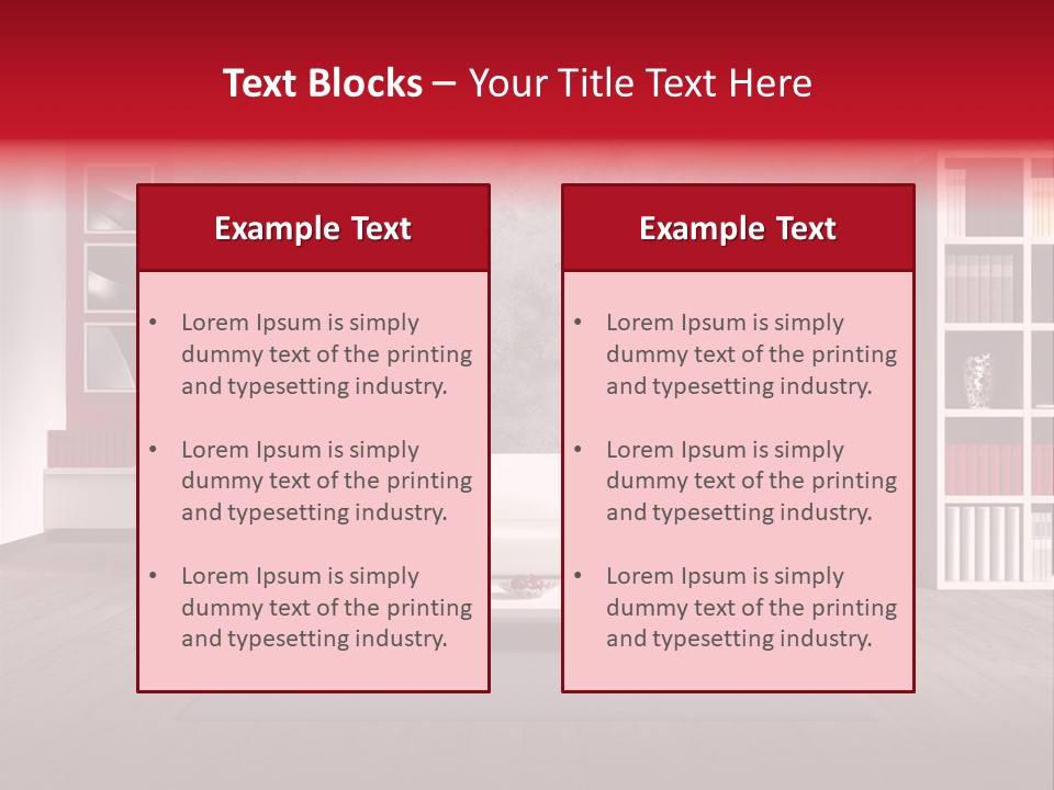 Haus Wand Architektur PowerPoint Template
