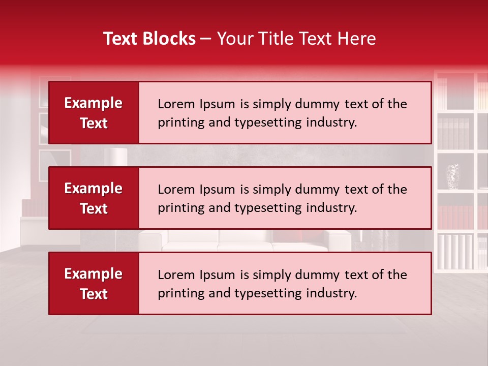Haus Wand Architektur PowerPoint Template
