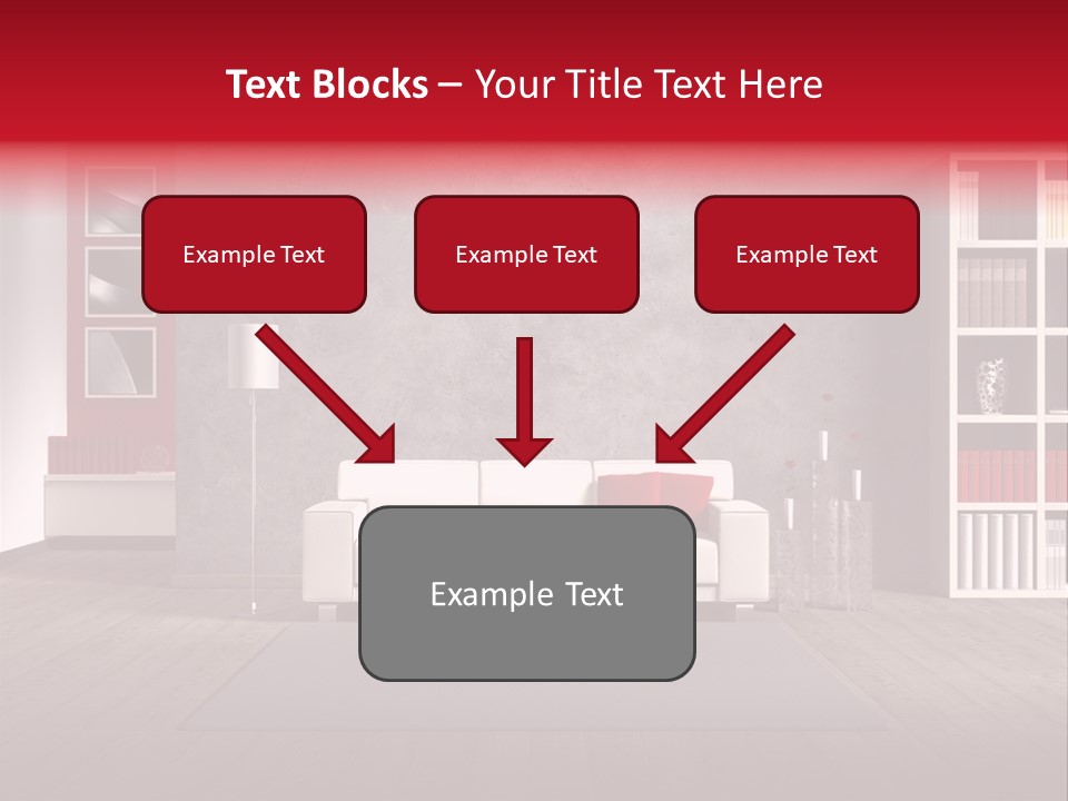 Haus Wand Architektur PowerPoint Template