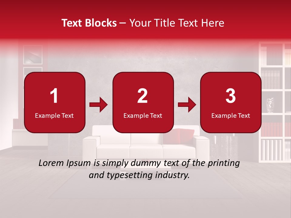 Haus Wand Architektur PowerPoint Template