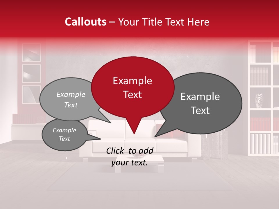 Haus Wand Architektur PowerPoint Template