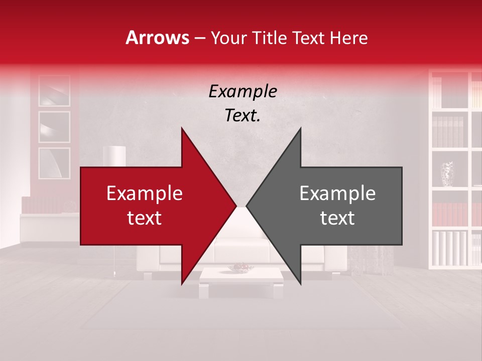 Haus Wand Architektur PowerPoint Template