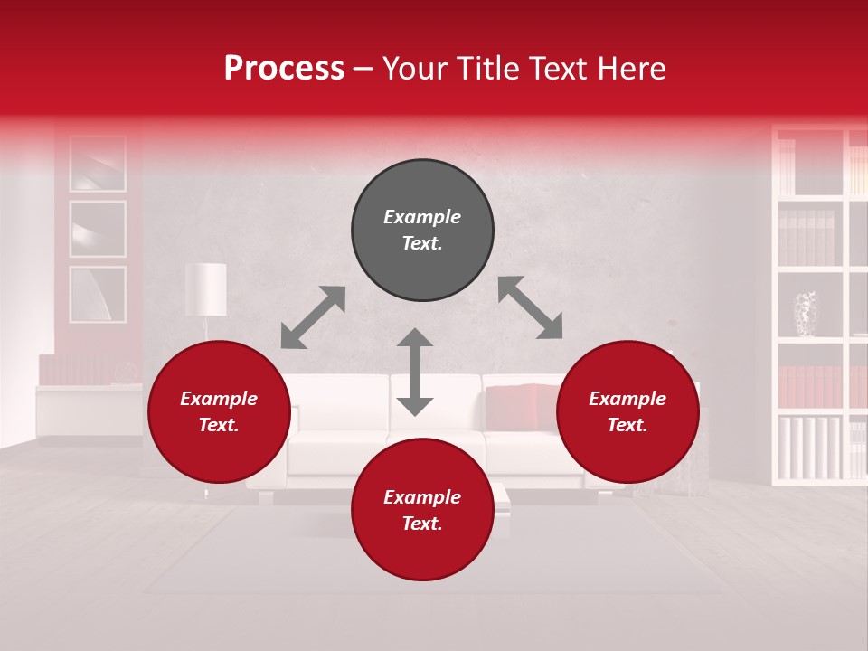 Haus Wand Architektur PowerPoint Template