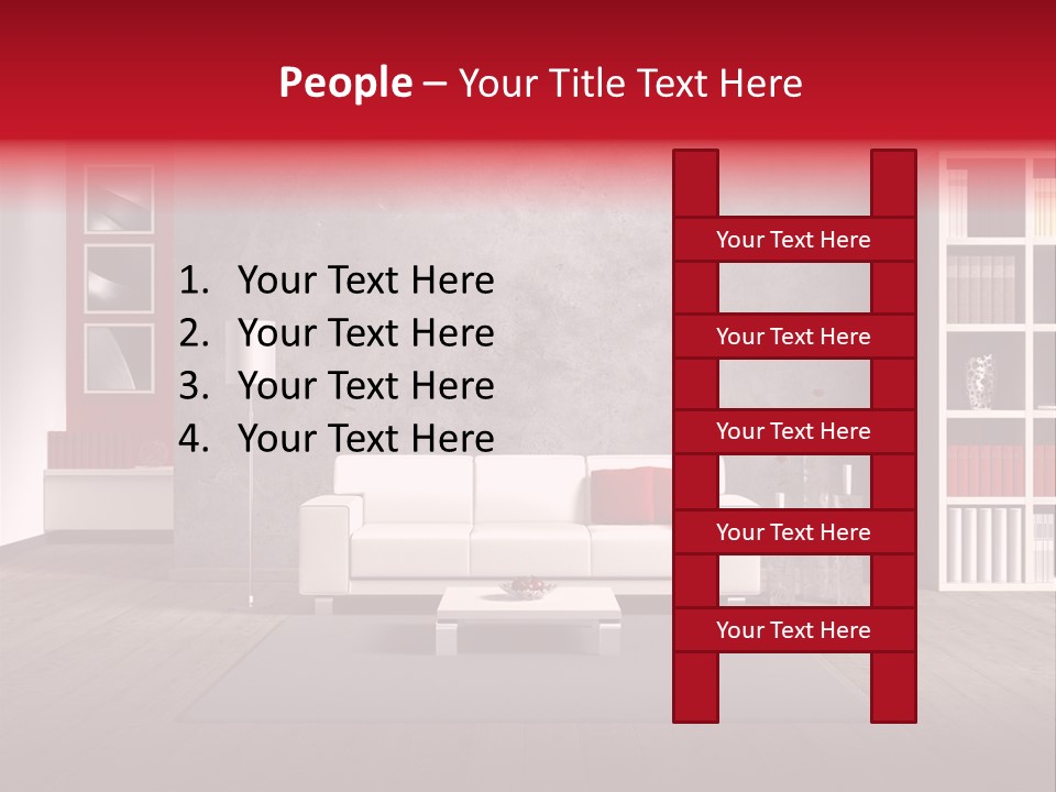 Haus Wand Architektur PowerPoint Template